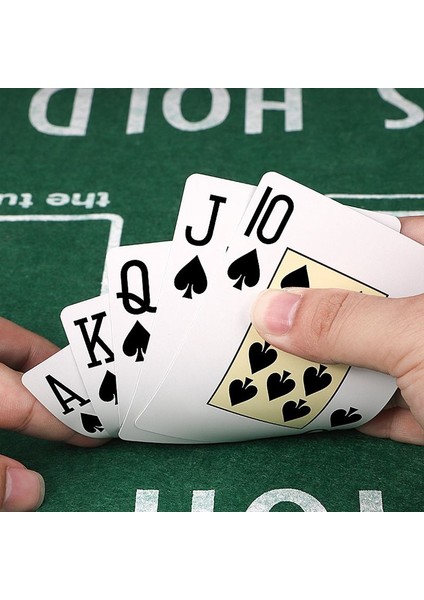 Weather Forecast Kırmızı Jumbo Pvc Su Geçirmez Jumbo Blackjack Iskambil Oyun Kağıdı CIN385KR