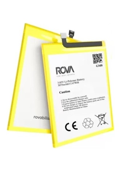 General Mobile Gm8 Batarya Pil 3075MAH 1yıl Garantili