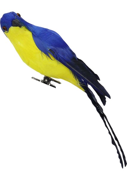 Macaw Yapay Kuşlar Kuş Papağan Modeli Veranda Yard Çim Peyzaj Mavisi (Yurt Dışından)
