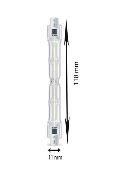 Plusline Es 300W Çubuk Halojen Ampul