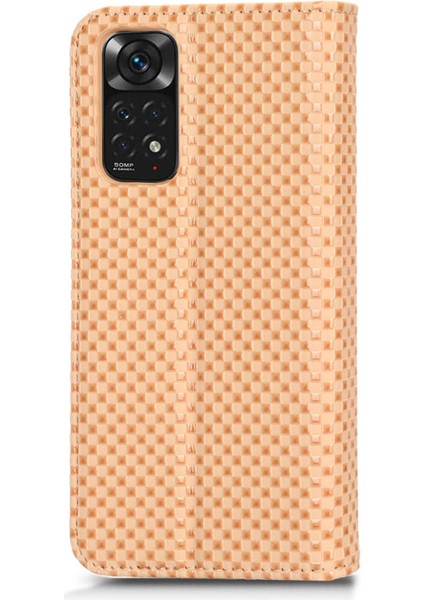 Xiaomi Redmi Note 11 Uyumlu Telefon Kabı - Bej (Yurt Dışından)