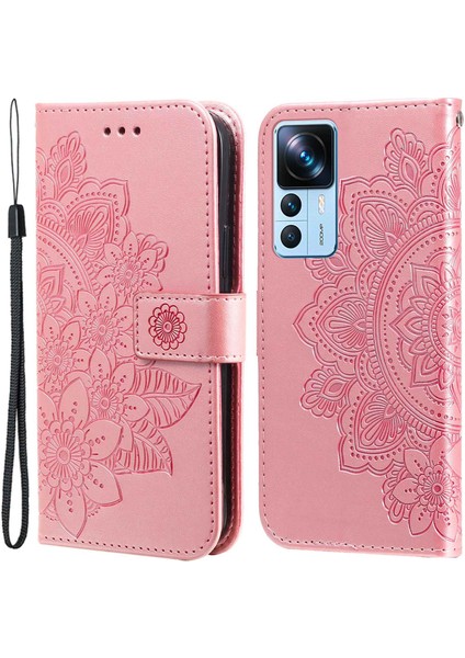 Xiaomi 12T Uyumlu Telefon Kabı - Koyu Pembe (Yurt Dışından)