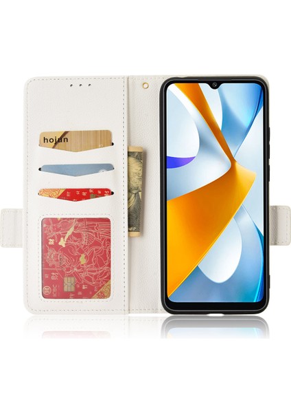 Xiaomi Poco C40 Uyumlu Telefon Kabı - Beyaz (Yurt Dışından)