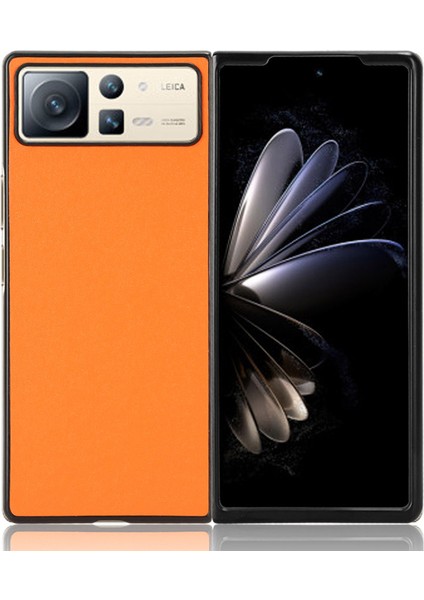 Xiaomi Mix Fold 2 Uyumlu Telefon Kabı - Turuncu (Yurt Dışından)