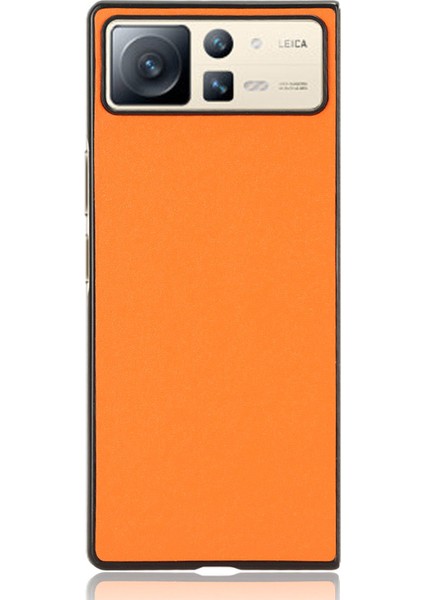 Xiaomi Mix Fold 2 Uyumlu Telefon Kabı - Turuncu (Yurt Dışından)