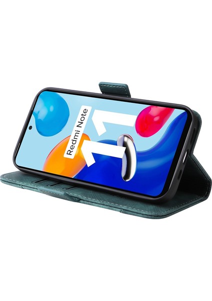 Xiaomi Redmi Note 11 Uyumlu Telefon Kabı - Yeşil (Yurt Dışından)