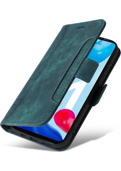 Xiaomi Redmi Note 11 Uyumlu Telefon Kabı - Yeşil (Yurt Dışından)