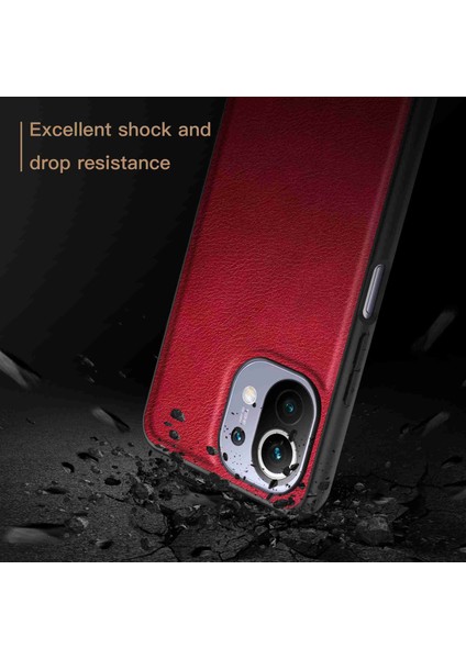 Xiaomi Mi 11 Lite Uyumlu Telefon Kabı - Kırmızı (Yurt Dışından) fırsatları