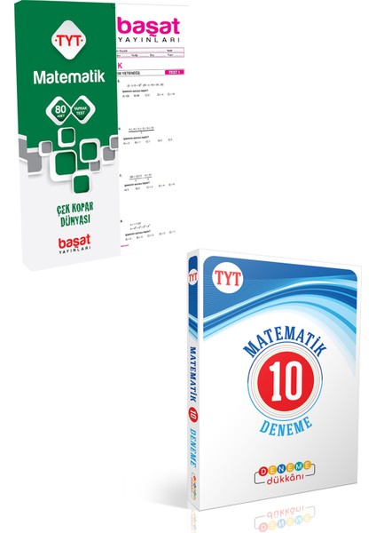 TYT Matematik Yaprak Test + Deneme Dükkanı Matematik 10 Deneme