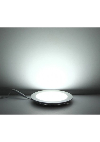 9W Yuvarlak Sıva Altı LED Panel 6500K Beyaz