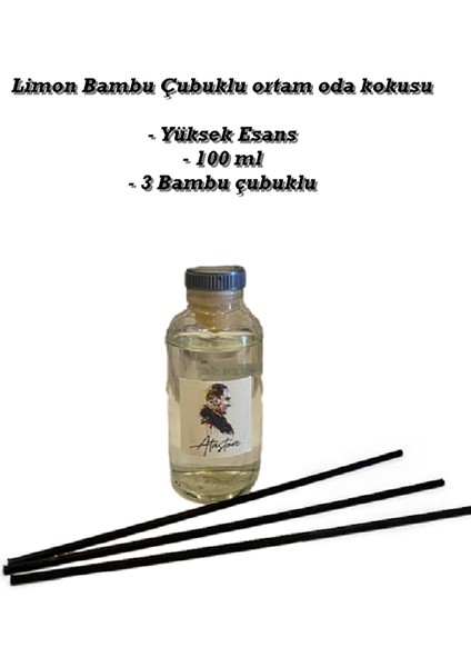 Anta Store Yüksek Esans 100 ml Bambu Çubuklu Oda Ortam Kokusu