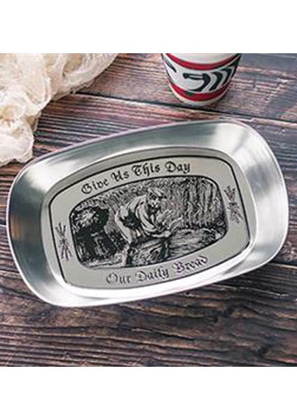 Meyve Tabağı Retro - Ekmek Tabağı 25X16 cm