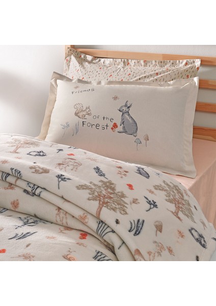 Bedding Wonderland Tek Kişilik Wellsoft Battaniyeli Lastikli Çarşaf Seti - Krem fiyatları