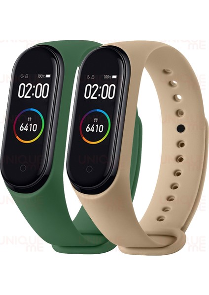 Xiaomi Mi Band 3 ve Mi Band 4 Uyumlu Yüksek Kalite Silikon Kordon