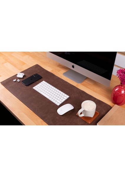 Deri Masa Matı 80*37CM G2 Kahverengi fırsatları