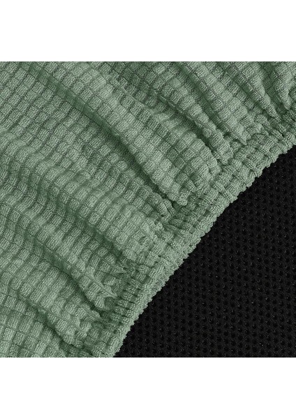 Polyester Elyaf Sandalye Kapak Split Stil Yemek Sandalye Bilgisayar Sandalye Mavi Için