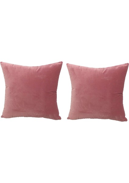 2x Yumuşak Atmak Yastık Kapakları Dekoratif Yastık Kılıfı Kanepe Ev Yatak Odası Pembe Için fiyatları