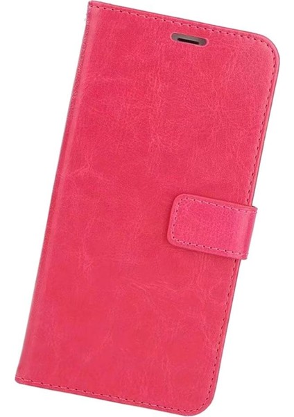 Kredi Kartı Yuvaları ile S10 E Flip Cüzdan Kapağı -, 14.7x7.8x1.3 cm Gül Kırmızı modelleri