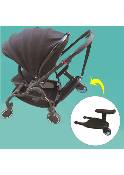 Çoğu Blue Markası Markası Için 2'den 1 Pram Board Universal Stoller Board indirimleri