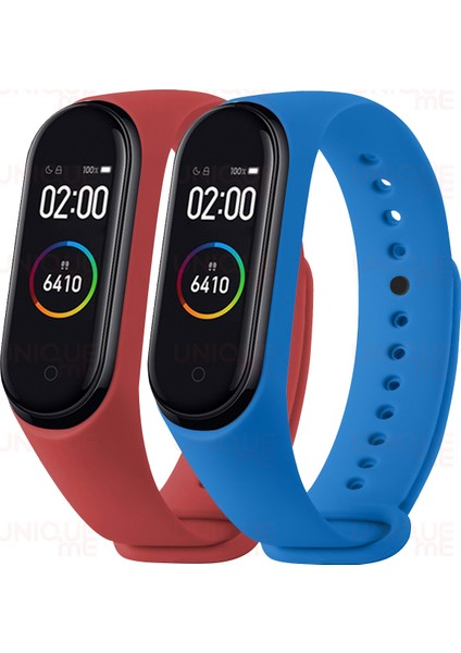 Xiaomi Mi Band 3 ve Mi Band 4 Uyumlu Yüksek Kalite Silikon Kordon