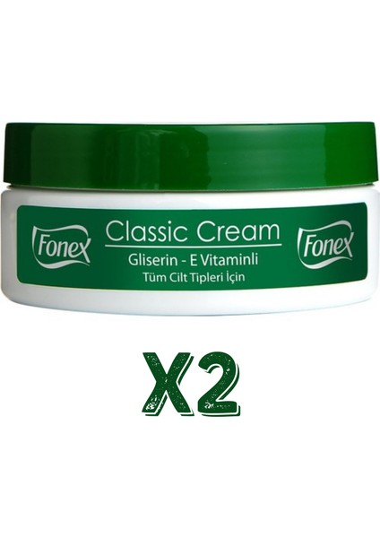 Klasik Nemlendirici Krem 175 ml 2 Adet