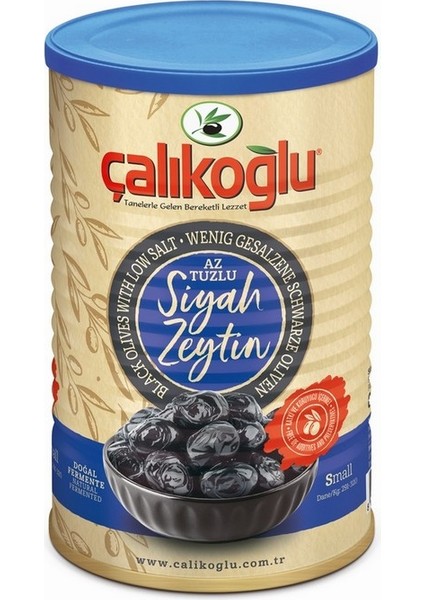 Doğal Gemlik Özel Seçme Siyah Zeytin (Az Tuzlu) 800 gr (291-320) S