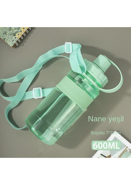 Büyük Kapasiteli Matara 600ML - Yeşil (Yurt Dışından)