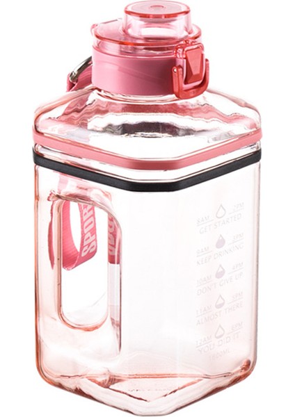 Büyük Kapasiteli Matara 1600ML - Pembe (Yurt Dışından)