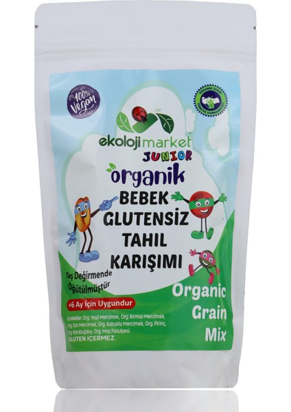 Organik Bebek Glutensiz Tahıl Karışımı