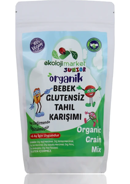 Ekoloji Market Organik Bebek Glutensiz Tahıl Karışımı