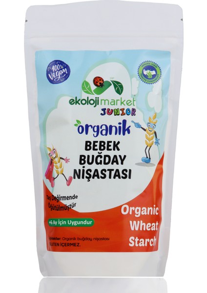 Organik Bebek Glutensiz Buğday Nişastası