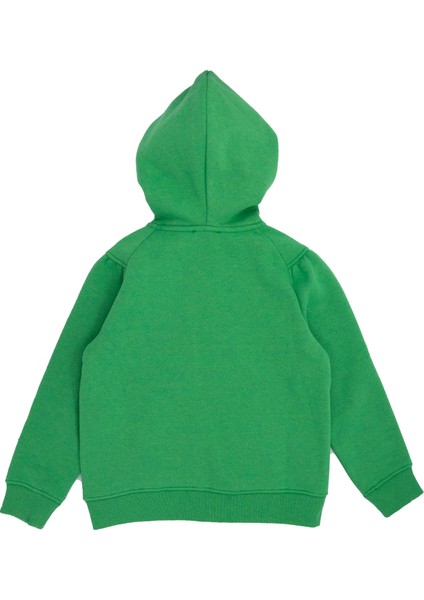 Recycle Pamuk Şardonlu Kapüşonlu Benetton Kız Çocuk Ceket modelleri