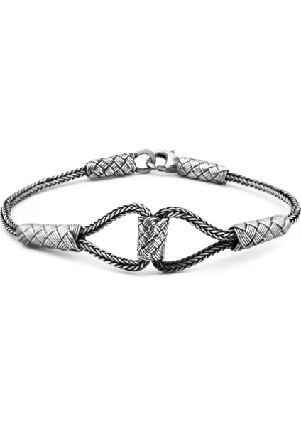 1000 Ayar Gümüş Kazaz El Örmesi Bileklik modelleri