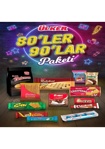 80'ler 90'lar Atıştırmalık Paketi