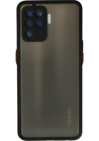 Oppo Reno 5 Lite Kılıf Hux Arkası Buğulu Ser Silikon