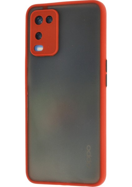 Oppo A54 Kılıf Hux Arkası Buğulu Ser Silikon + Ekran Koruyucu Nano