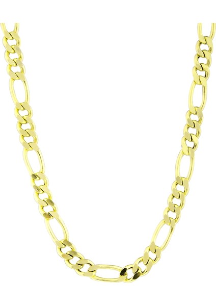 Figaro Zincir 14 Ayar Gerçek Altın Zincir Kolye - Kalınlık: 5.15 mm - (585 Damgalı) fırsatları