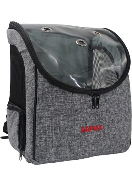 Şeffaf Sırt Çantası 40X25X30 cm Gri
