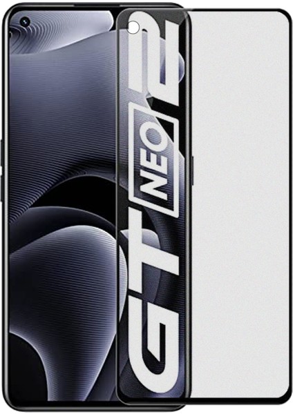 Realme Gt Neo2 Tam Kaplayan Çerçeveli Mat Cam Koruma - AL3124