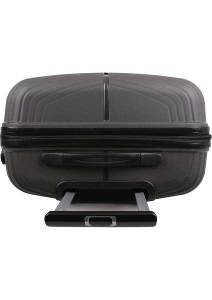 Ultra Light Kırılmaz Silikon Büyük Boy Valiz Antrasit