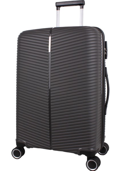 Ultra Light Kırılmaz Silikon Büyük Boy Valiz Antrasit indirimleri