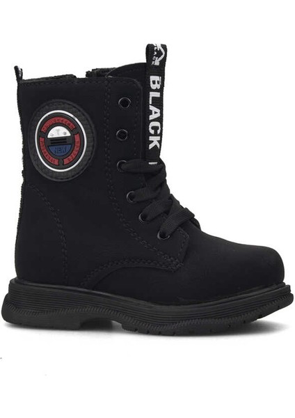 7255 Kışlık Siyah Kız Çocuk Bot