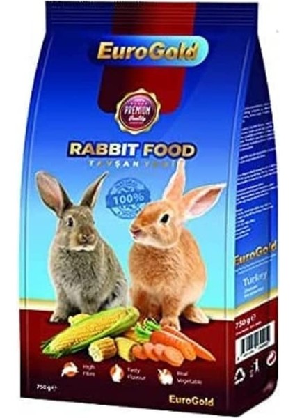 Kurutulmuş Sebzeli Tavşan Yemi, Doğal Içerik, 750 gr
