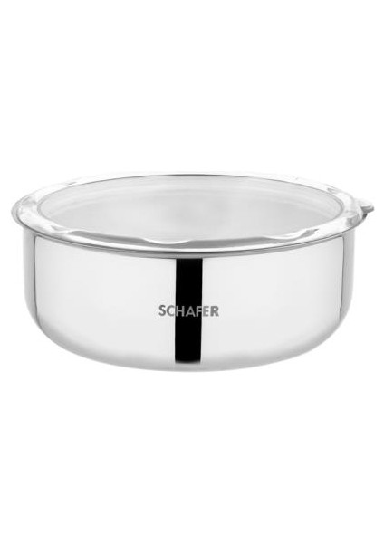 Practi Çelik Saklama Kabı 3 Lü (16-18-20 Cm) -6 Parça-Inox