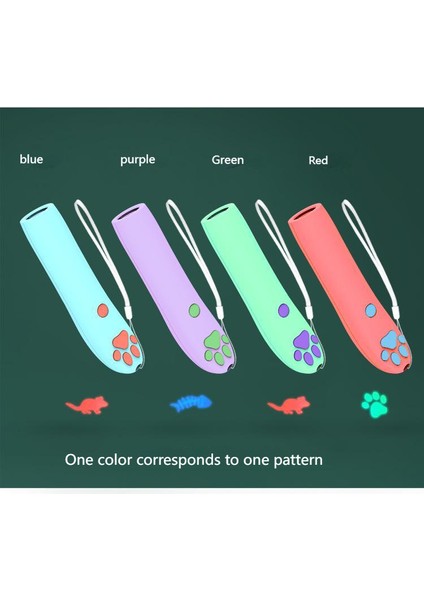 Lazer Desenli Projeksiyon Interaktif Eğlenceli Kedi Oyuncağı (Yurt Dışından)