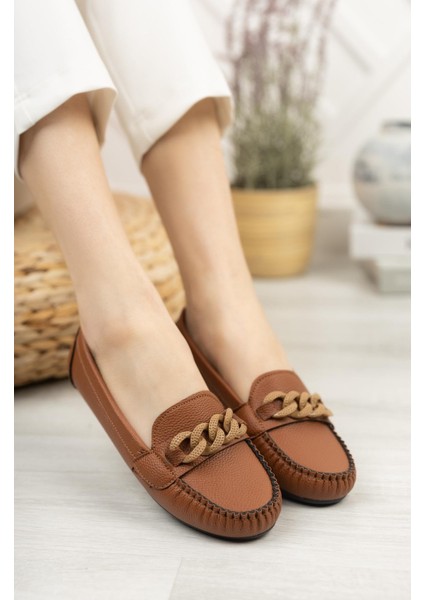 Kadın Babet Rahat Rahat Taban Berlin Deri Cilt