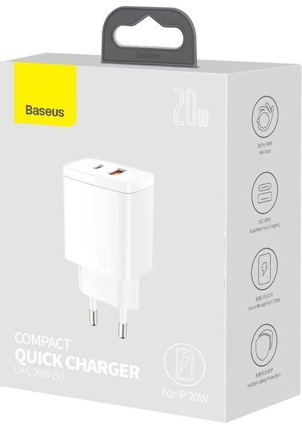 Compact Qc 20W Şarj Cihazı Beyaz fiyatları