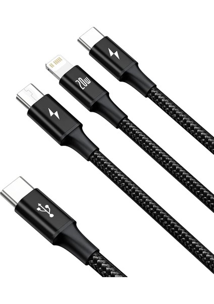 Rapid 3in1 20W 150 cm Şarj Kablosu fırsatları