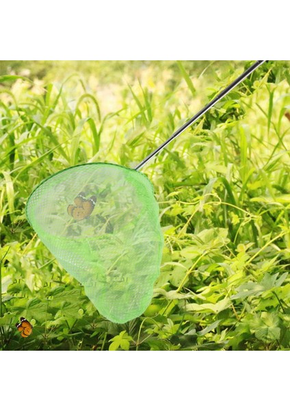 Outdoor Catching Catching Kelebek Ağı Balık Ağı Çantası Paslanmaz Çelik Teleskopik Balık Ağı Aracı Açık Teleskopik Portatif Catching Catching Net-Yeşil modelleri
