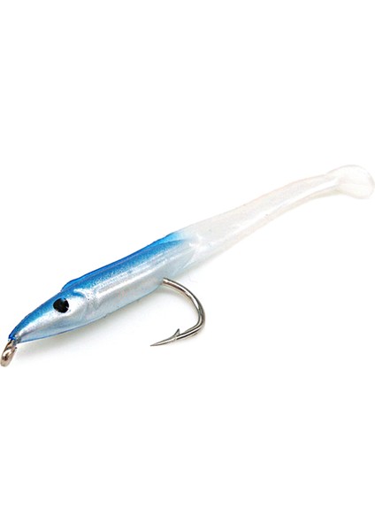 Balıkçılık Cazibesi Deniz Balıkçılığı Cazibesi Kanca ile Yem Yılan Balığı Biyonik Yem 5 Cm/0.6gt Kuyruk Yumuşak Böcek Simülasyon Yem 15 Adet Mavi indirimleri